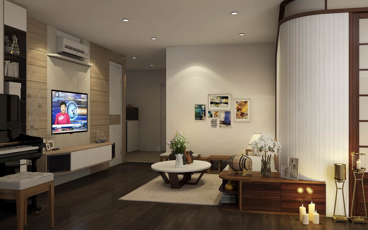 Thiết kế nội thất gỗ tự nhiên