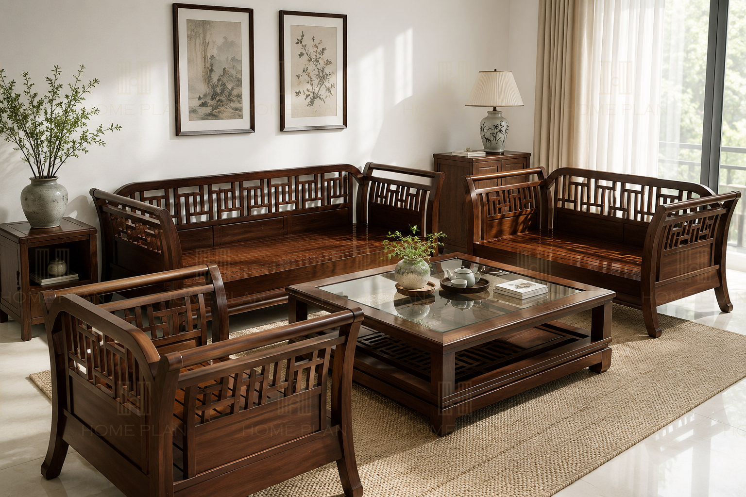 BO SOFA CONG GRAND BOIS GB01 - V