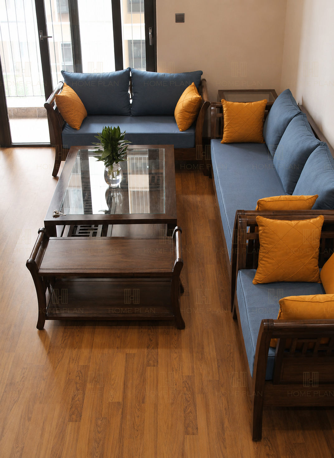 Sofa gỗ cong phong cách Grand Bois GB01-V - Ảnh 6