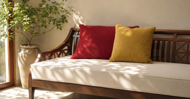 Sofa go indochine chung cu caro x